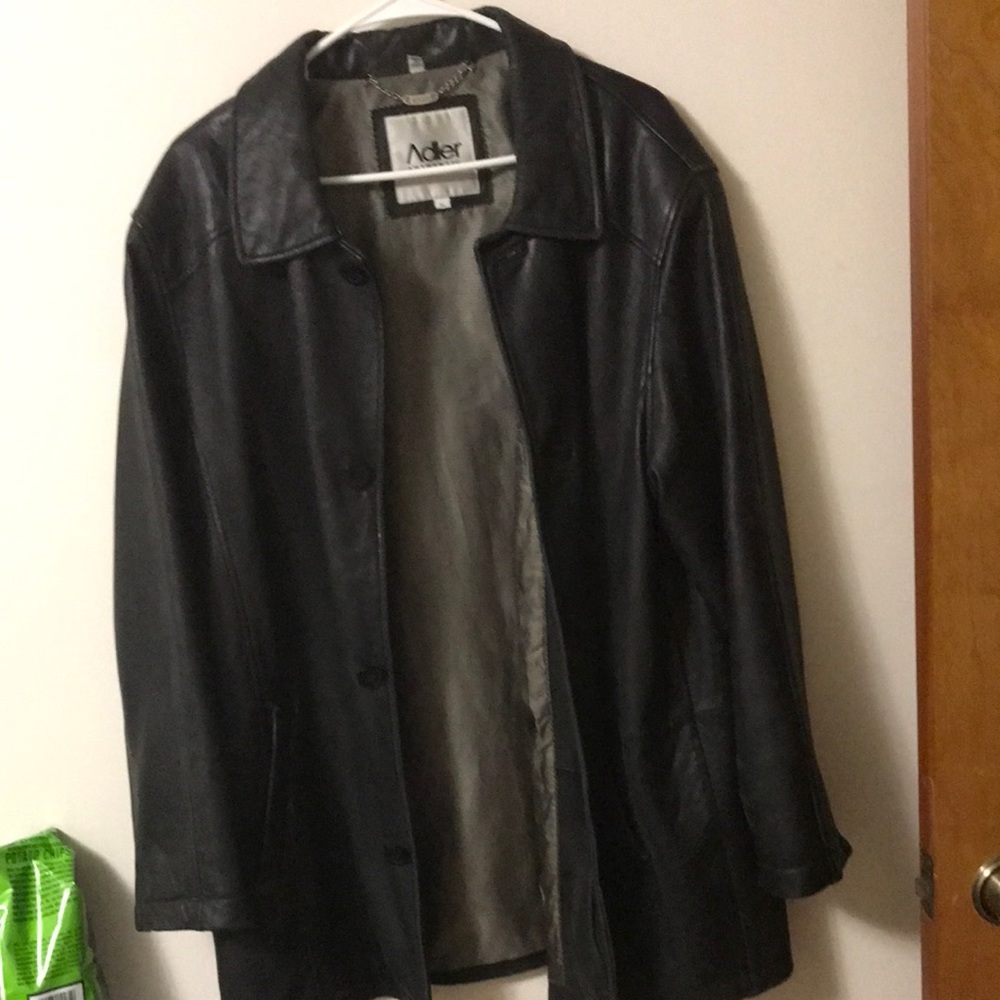Adler leather coat for a stylish man